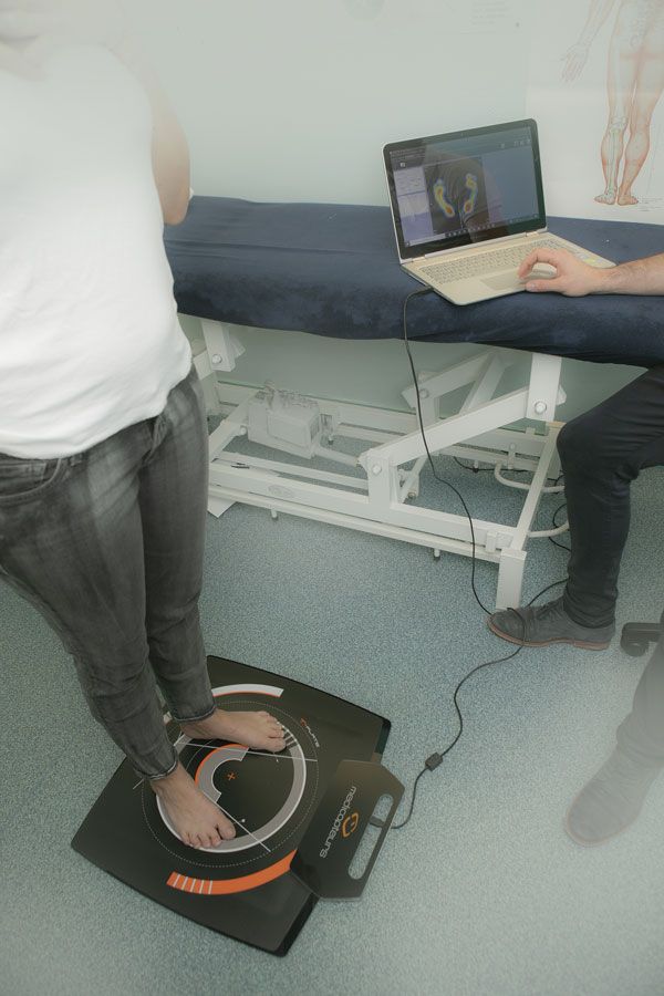 Analyse des appuis sur la plaque podométrique